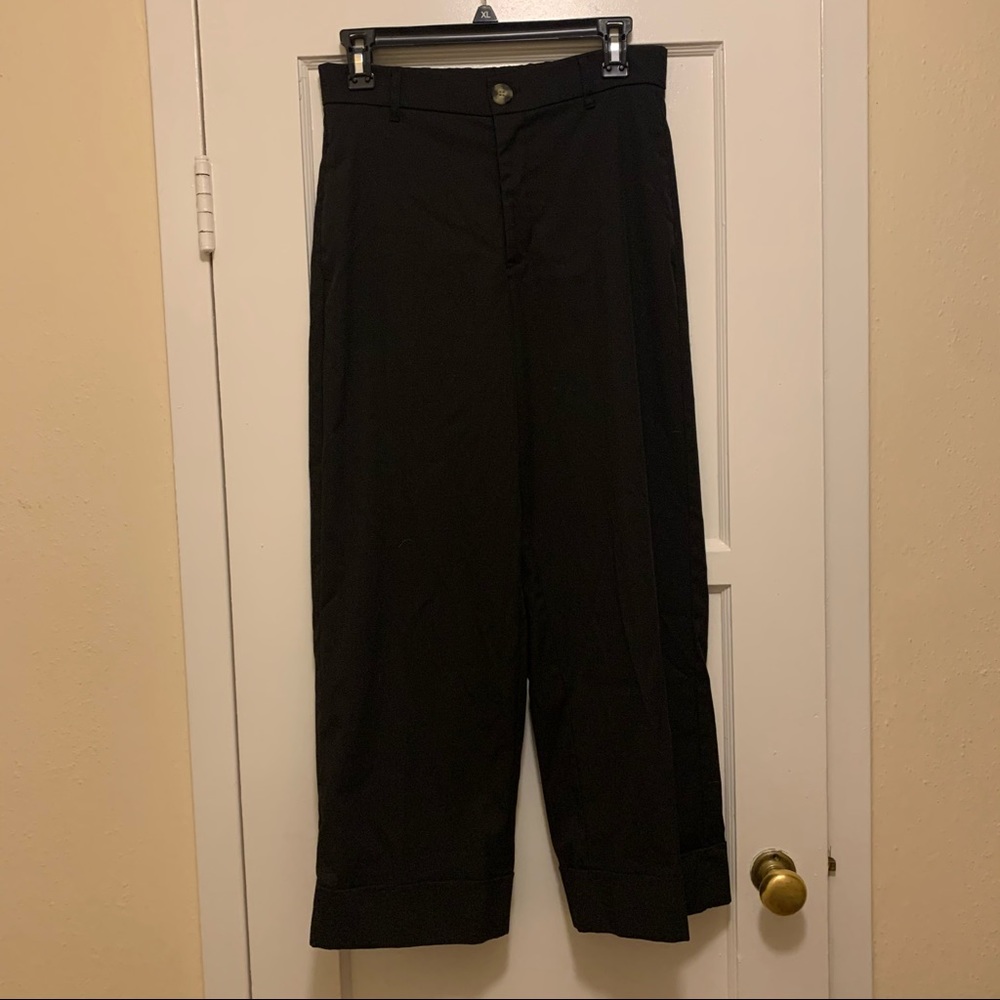 Zara black high waisted trouser